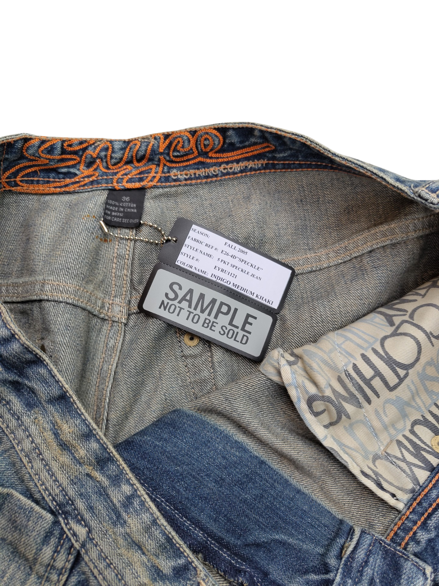 Enyce jeans sample "Speckle jean"