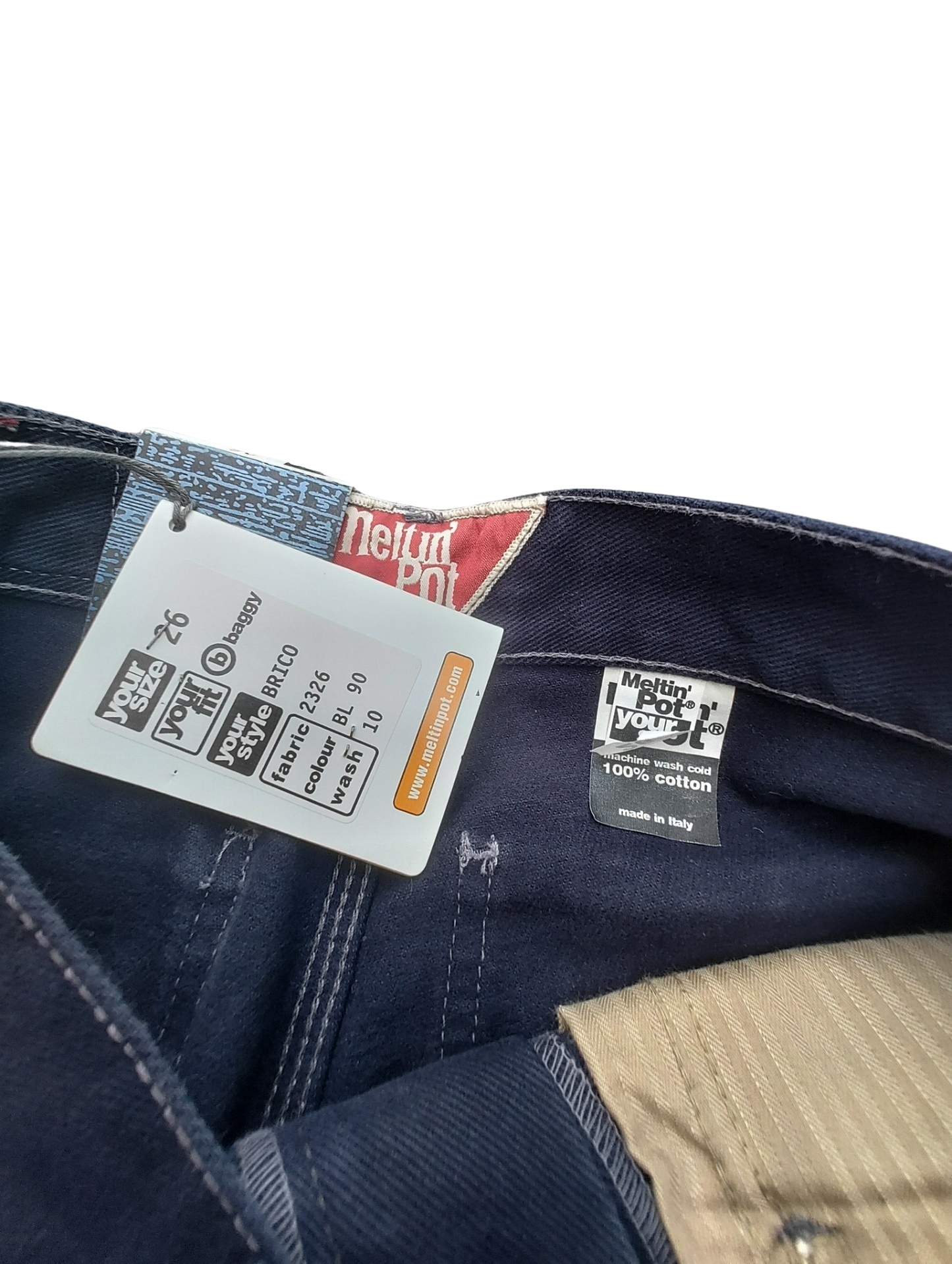 Meltin Pot baggy double knee jeans