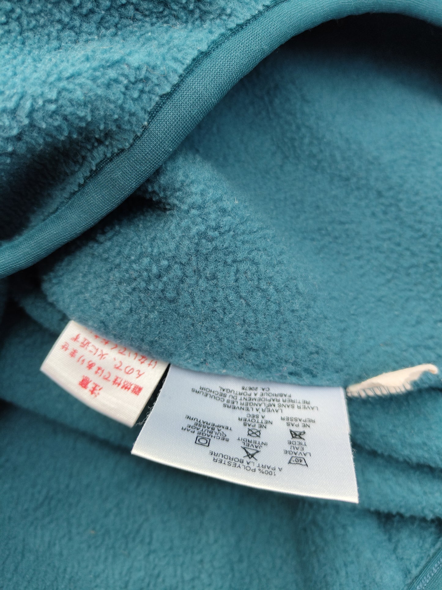 Patagonia 3/4 buttons pile fleece blue