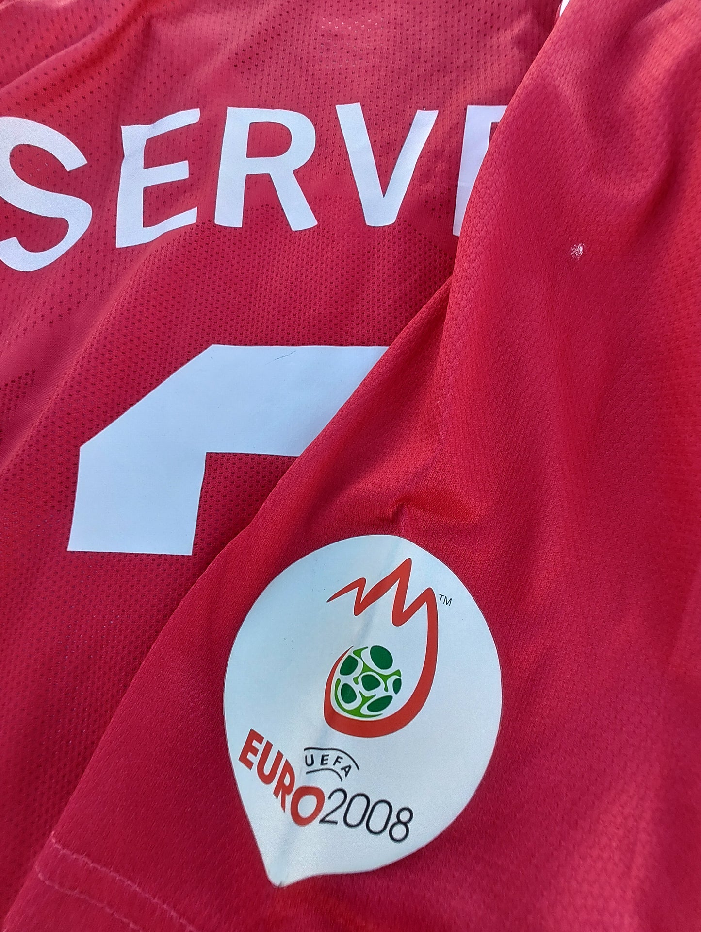 Maglia da calcio Turchia 2008 home match prepared