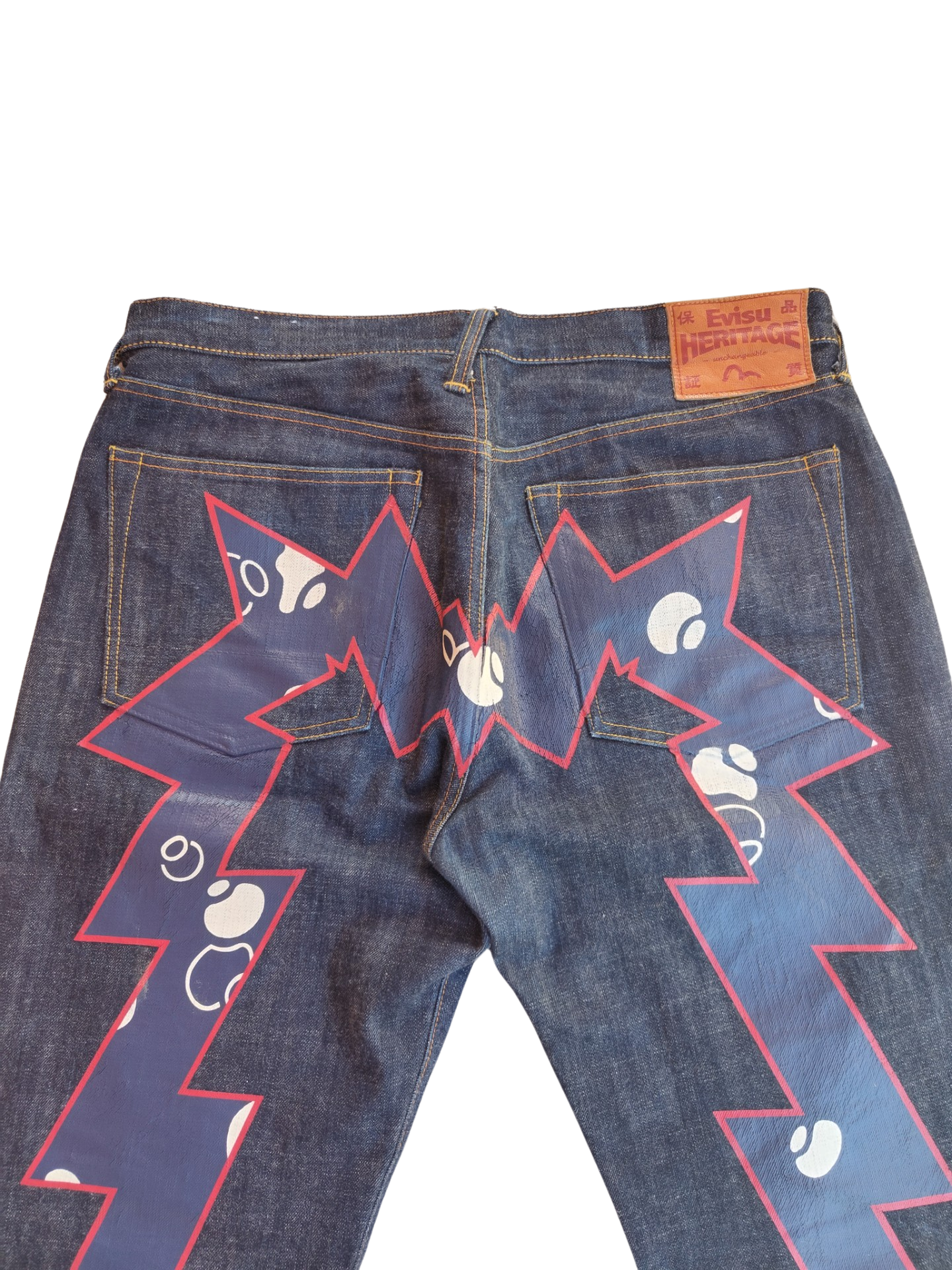 Evisu thunderbolt daicock denim jeans