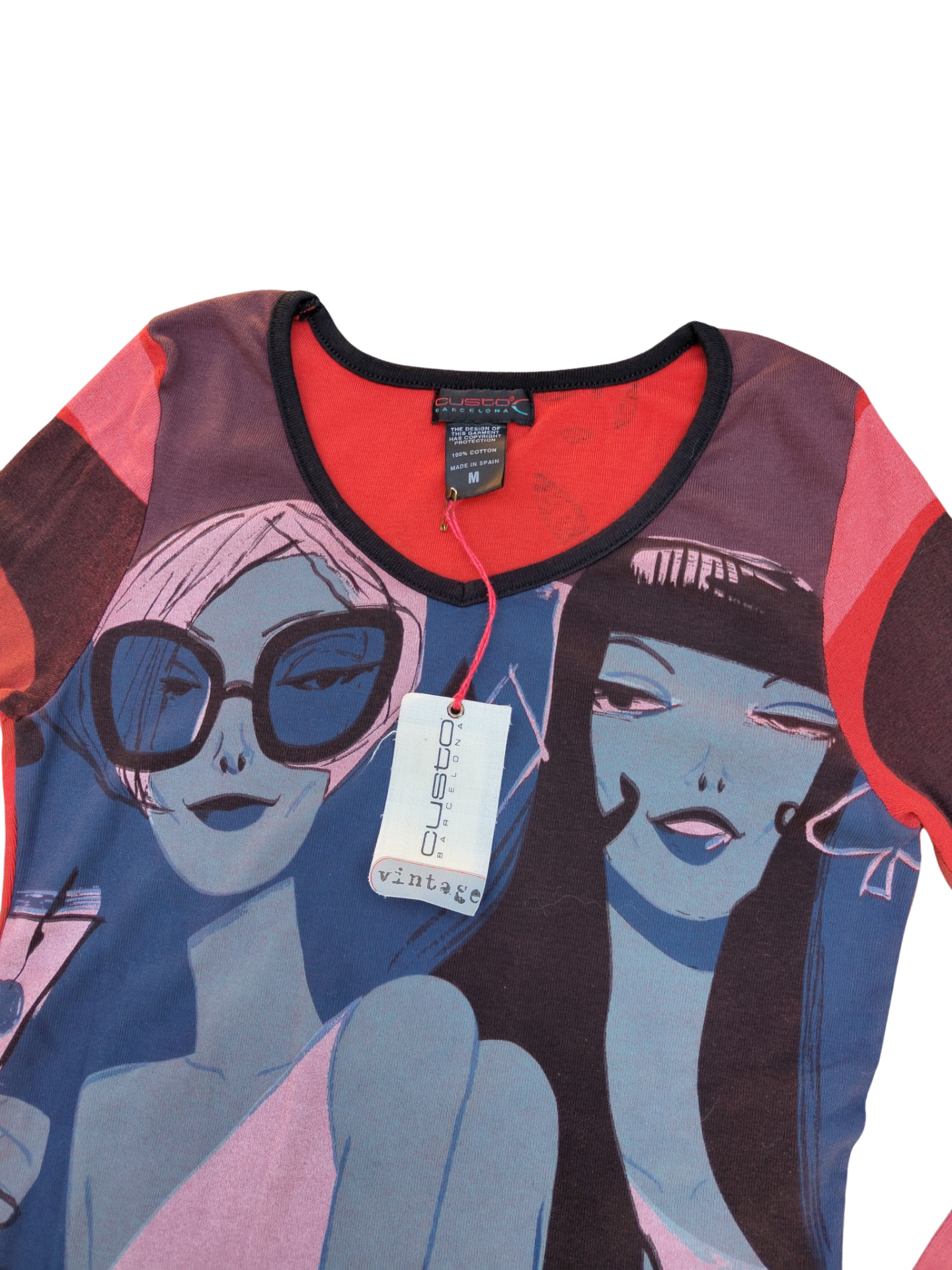 Top Custo Barcelona vintage