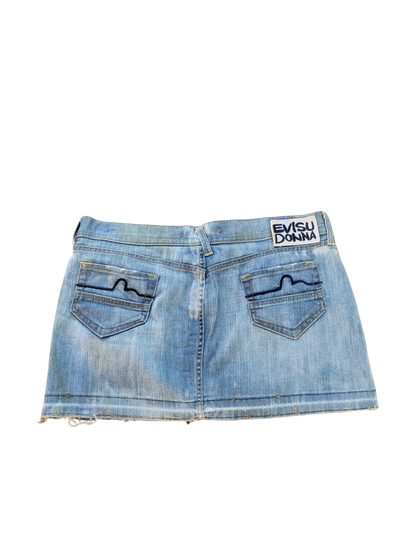 Evisu denim skirt