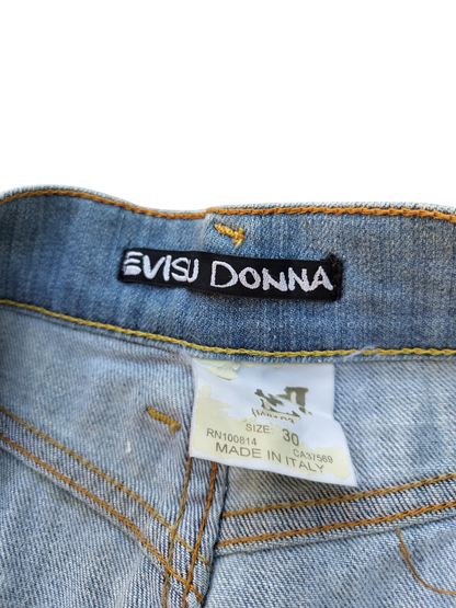 Evisu denim skirt