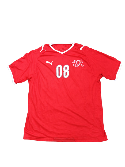 Maglia da calcio Svizzera 2008 home