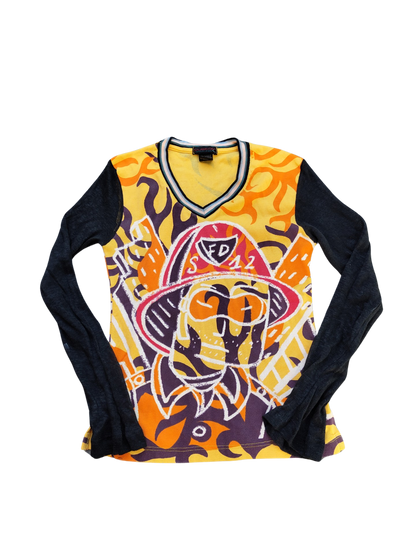 Top Custo Barcelona fireman