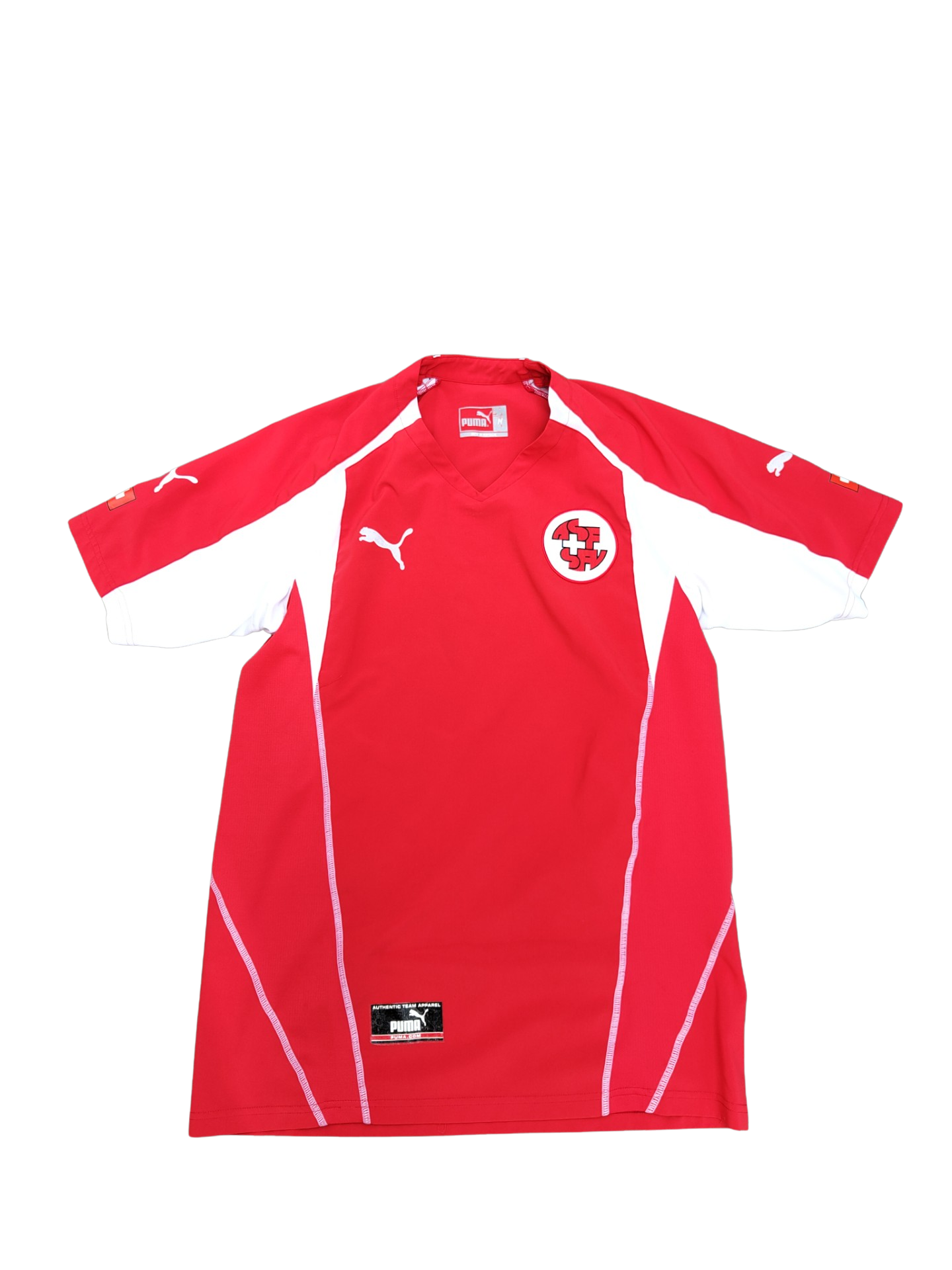 Maglia da calcio Svizzera 2004 home