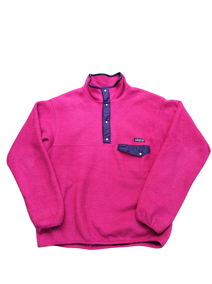 Patagonia 3/4 buttons pile fleece pink