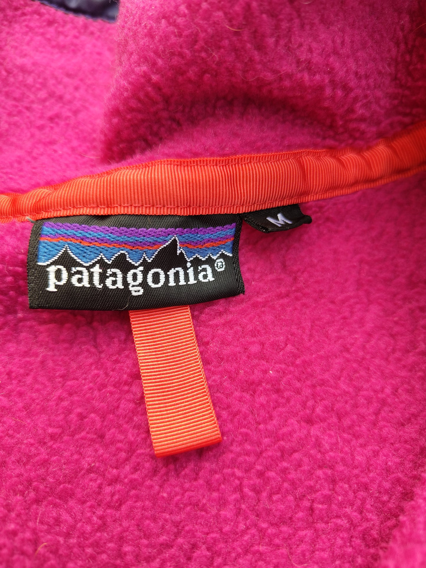 Patagonia 3/4 buttons pile fleece pink