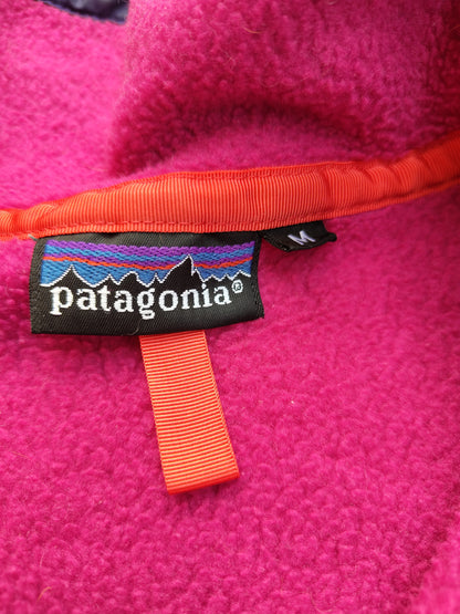 Patagonia 3/4 buttons pile fleece pink