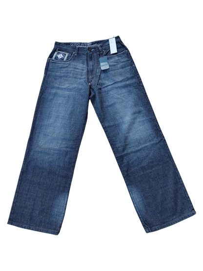 Enyce jeans split logo dark blue