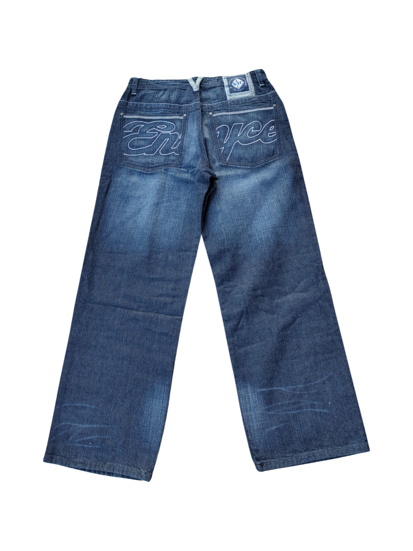 Enyce jeans split logo dark blue