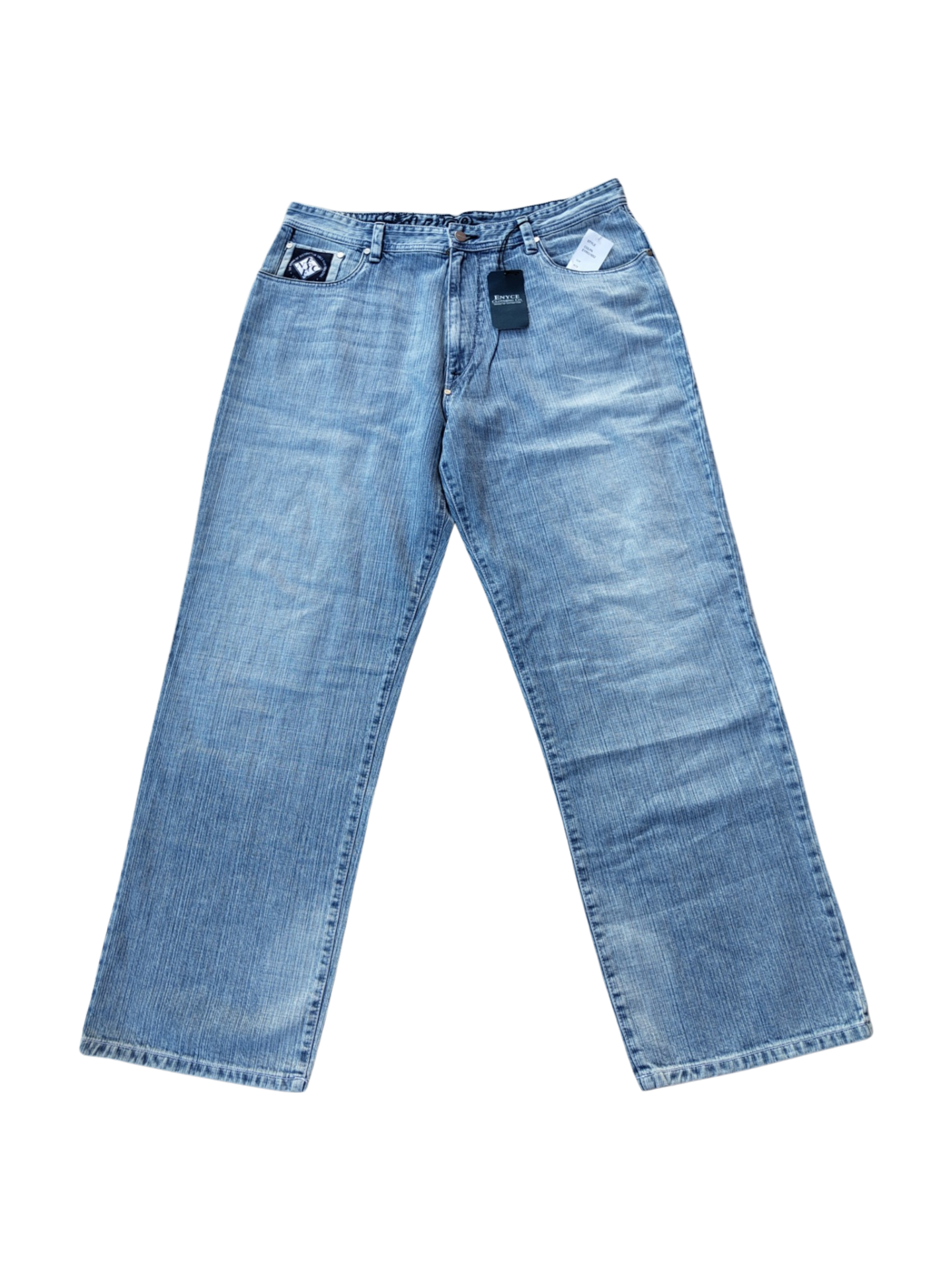 Enyce jeans split logo light blue